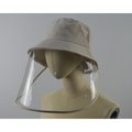 Dressdown Bucket Unisex Hat Face Shield - Cream DR1610946